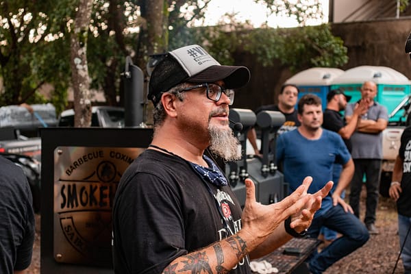 Bruno Panhoca apresentando WorkShop sobre Churrasco Americano  em Campo Grande (MS)