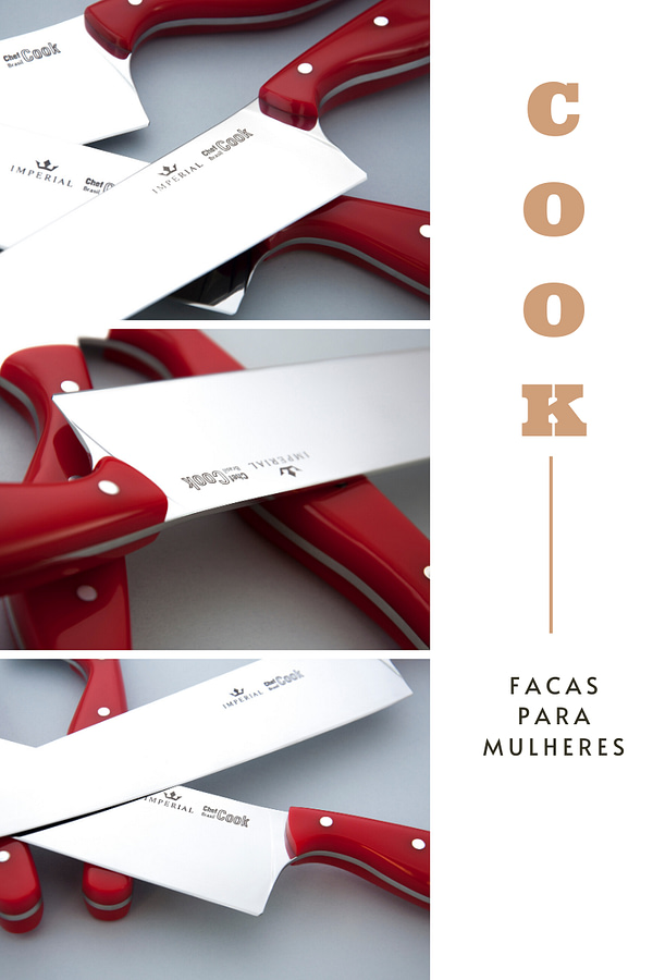 Cook facas para mãos pequenas